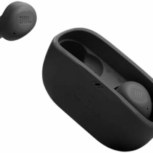 JBL Vibe Buds - Auriculares inalámbricos verdaderos, ambiente inteligente, voz Aware, hasta 32 horas totales de duración de la batería con carga rápida, resistente al agua y al polvo, sonido JBL Deep