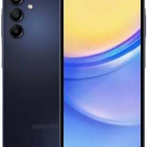 SAMSUNG Teléfono celular Galaxy A15 5G Serie A, teléfono inteligente Android desbloqueado de 128 GB, pantalla AMOLED, almacenamiento ampliable, seguridad Knox, carga súper rápida, versión  Celulares y Accesorios