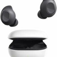 SAMSUNG Galaxy Buds FE True Auriculares Bluetooth inalámbricos, comodidad y seguridad en el oído, audio de interruptor automático, control táctil, asistente de voz integrado, grafito [versión de EE.  Electrónica - Image 2