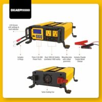Inversor de potencia DXAEPI1000, de DeWalt, potencia continua de 1000 W y máxima de 2000 W  Automotriz - Image 6