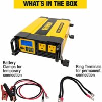 Inversor de potencia DXAEPI1000, de DeWalt, potencia continua de 1000 W y máxima de 2000 W  Automotriz - Image 2