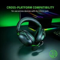 Razer BlackShark V2 X Auriculares para gamer sonido envolvente 7.1, controladores de 1.9 ″, almohadillas de espuma viscoelástica, para computador, PS4, PS5 o Switch con conector de 3.5 mm, negros : Electrónica - Image 16