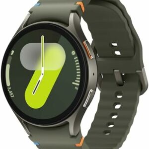 Samsung Galaxy Watch 7 1.732 in Bluetooth AI Smartwatch con puntuación de energía, consejos de bienestar, seguimiento de frecuencia cardíaca, monitor de sueño, rastreador de fitness, 2024, color verde  Celulares y Accesorios