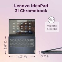 Lenovo IdeaPad 3i Chromebook, pantalla FHD de 15.6", Intel Celeron N4500, 8 GB de RAM, 64 GB eMMC, 1920 x 1080 px, cámara de 720p, Chrome OS, azul abismo  Electrónica - Image 7
