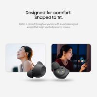 SAMSUNG Galaxy Buds FE True Auriculares Bluetooth inalámbricos, comodidad y seguridad en el oído, audio de interruptor automático, control táctil, asistente de voz integrado, grafito [versión de EE.  Electrónica - Image 5