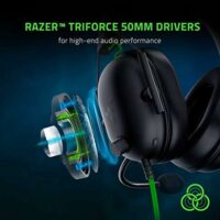 Razer BlackShark V2 X Auriculares para gamer sonido envolvente 7.1, controladores de 1.9 ″, almohadillas de espuma viscoelástica, para computador, PS4, PS5 o Switch con conector de 3.5 mm, negros : Electrónica - Image 2