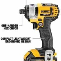 DEWALT Kit de combo de perforación inalámbrico de 20V MAX, 2-Herramienta (DCK240C2)  Herramientas y Mejoras del Hogar - Image 3