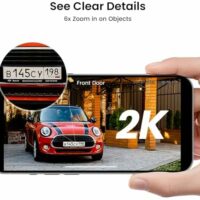 AOSU Cámaras de seguridad inalámbricas para exteriores, kit de 2 cámaras, sin suscripción, alimentado por energía solar, sistema de cámaras de seguridad para el hogar con giro e inclinación de 360°,  Electrónica - Image 6