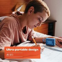 JBL Go 3 Eco - Mini altavoz Bluetooth portátil, audio grande y graves fuertes, IP67 impermeable y resistente al polvo, 5 horas de tiempo de reproducción, fabricado en parte con materiales reciclados  Electrónica - Image 12
