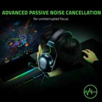 Razer BlackShark V2 X Auriculares para gamer sonido envolvente 7.1, controladores de 1.9 ″, almohadillas de espuma viscoelástica, para computador, PS4, PS5 o Switch con conector de 3.5 mm, negros : Electrónica - Image 5