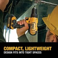 DEWALT Kit de combo de perforación inalámbrico de 20V MAX, 2-Herramienta (DCK240C2)  Herramientas y Mejoras del Hogar - Image 15