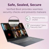 Lenovo IdeaPad 3i Chromebook, pantalla FHD de 15.6", Intel Celeron N4500, 8 GB de RAM, 64 GB eMMC, 1920 x 1080 px, cámara de 720p, Chrome OS, azul abismo  Electrónica - Image 5