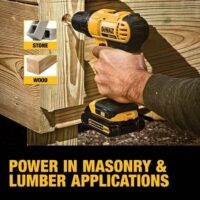 DEWALT Kit de combo de perforación inalámbrico de 20V MAX, 2-Herramienta (DCK240C2)  Herramientas y Mejoras del Hogar - Image 13
